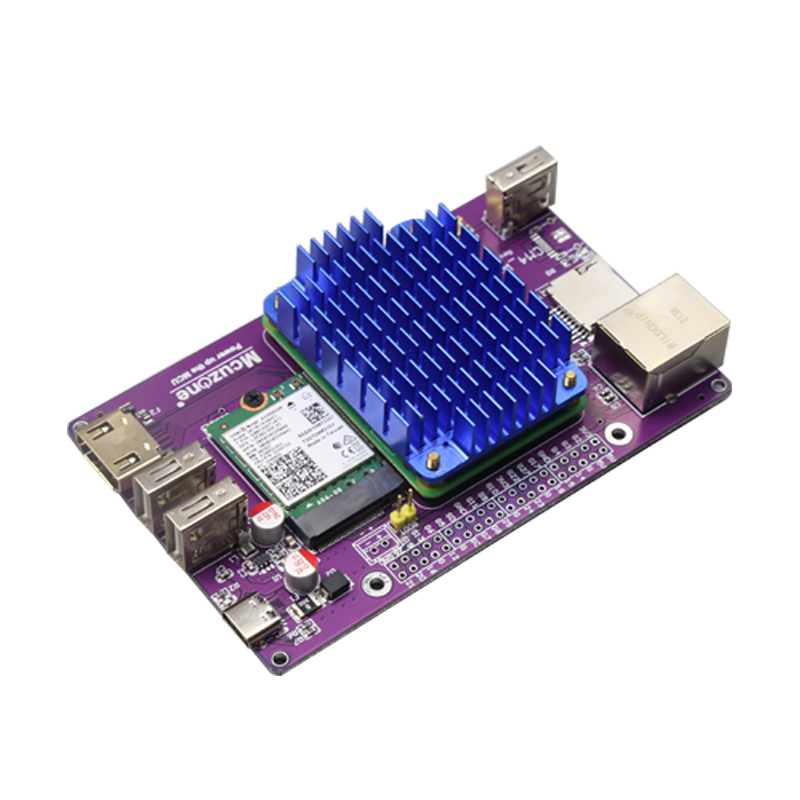 CM4_WiFi6扩展板树莓派计算机 AX200 AX210抓包NGFF M.2 路由器