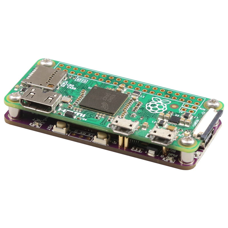 RPi0_CAT1_HUB扩展板 树莓派Zero 4G Cat1 顶针通讯 免驱即插即用