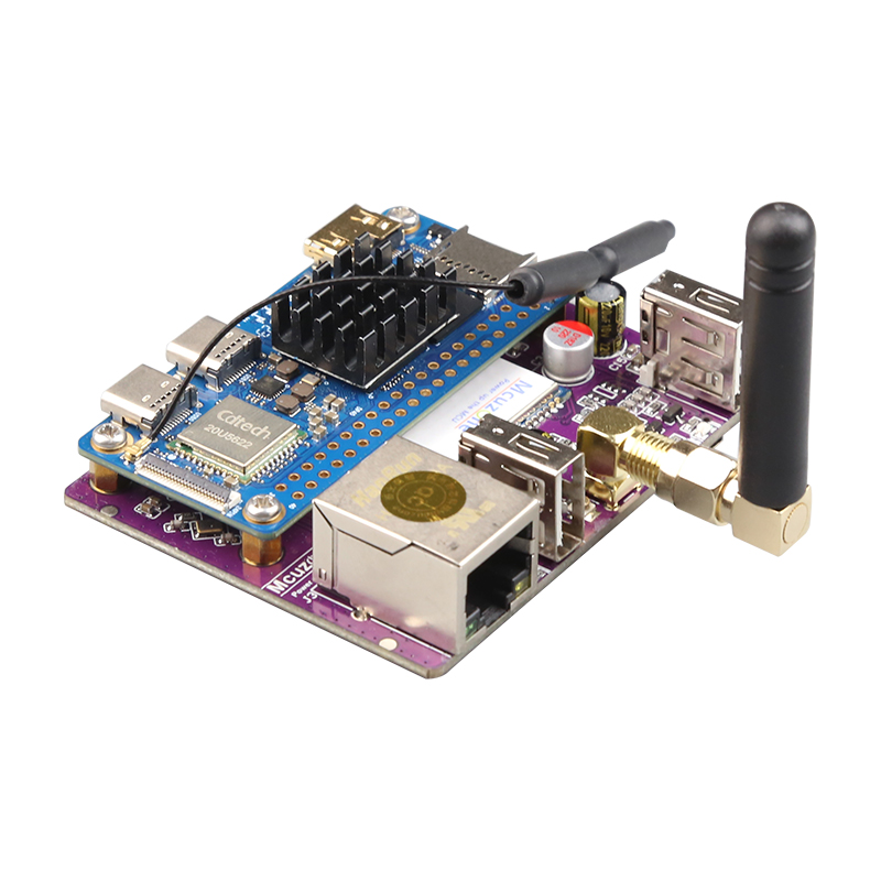 香橙派zero 2W专用 4G LTE及USB以太网扩展模块 4G CAT1 即插即用