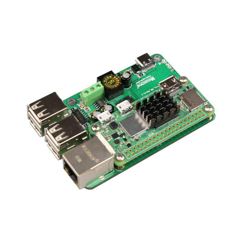 树莓派zero2 W_4G LTE扩展板 CAT4 4B尺寸 高速以太网 RS485 USB