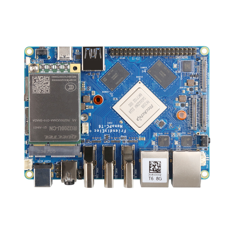 NanoPC T6专用5G MiniPCIE Sub-6模组 RG200U-CN debian ubuntu
