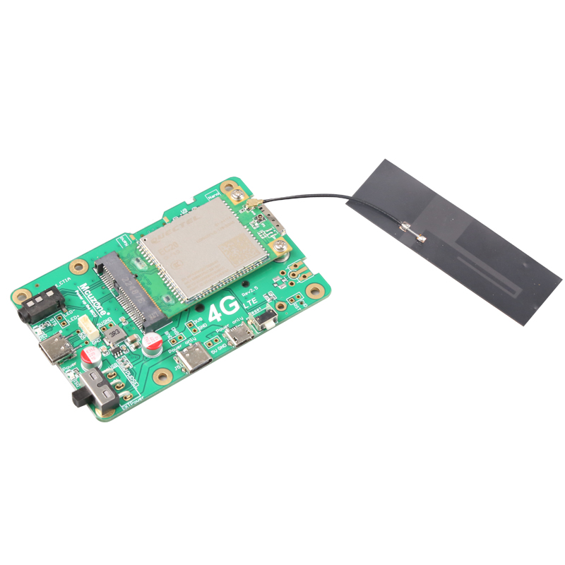 树莓派4B专用 4G LTE模块 EC20-GPS 外壳版 发短信,打电话 GNSS