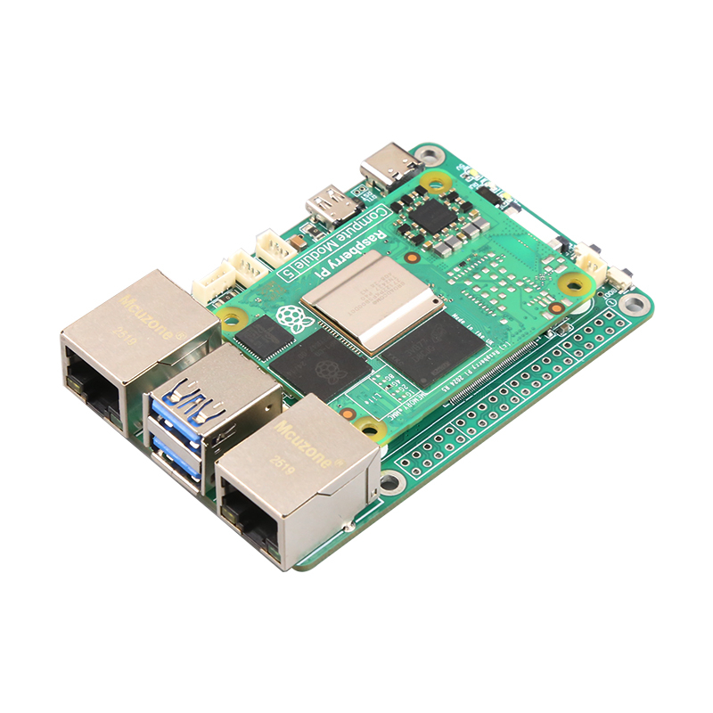 树莓派CM5_双千兆以太网扩展板,USB3.0,PCIe,可选5G,4G,WiFi7