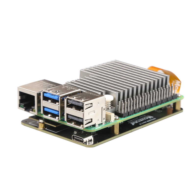 MPS2280Bi 树莓派5 PCIe转M.2 NVME SSD Boots 支持硬盘电流监测