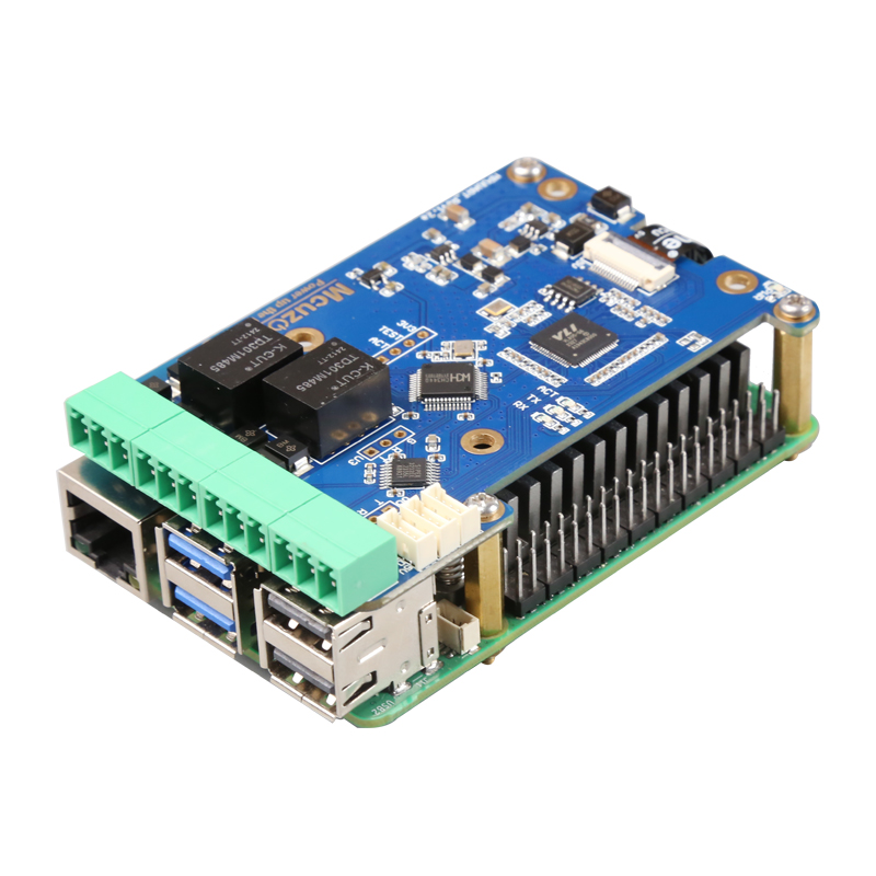 MPUUART树莓派5 PCIE 转USB串口扩展板 RS485带隔离 RS232 USB2.0