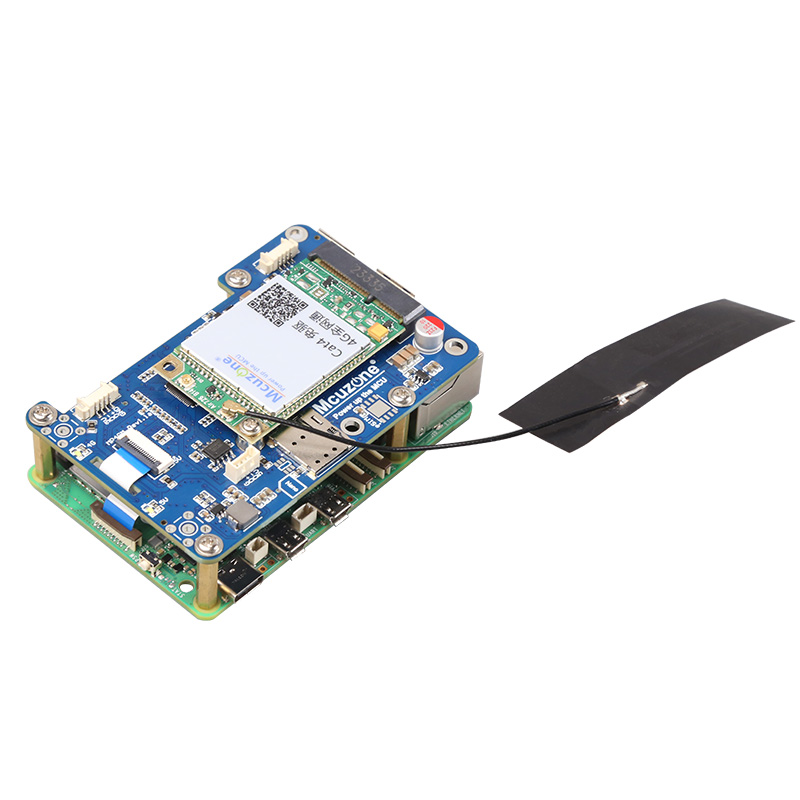 (MP4GM) 树莓派5_PCIE转4G LTE模块 免驱即插即用CAT4高通4G USB2