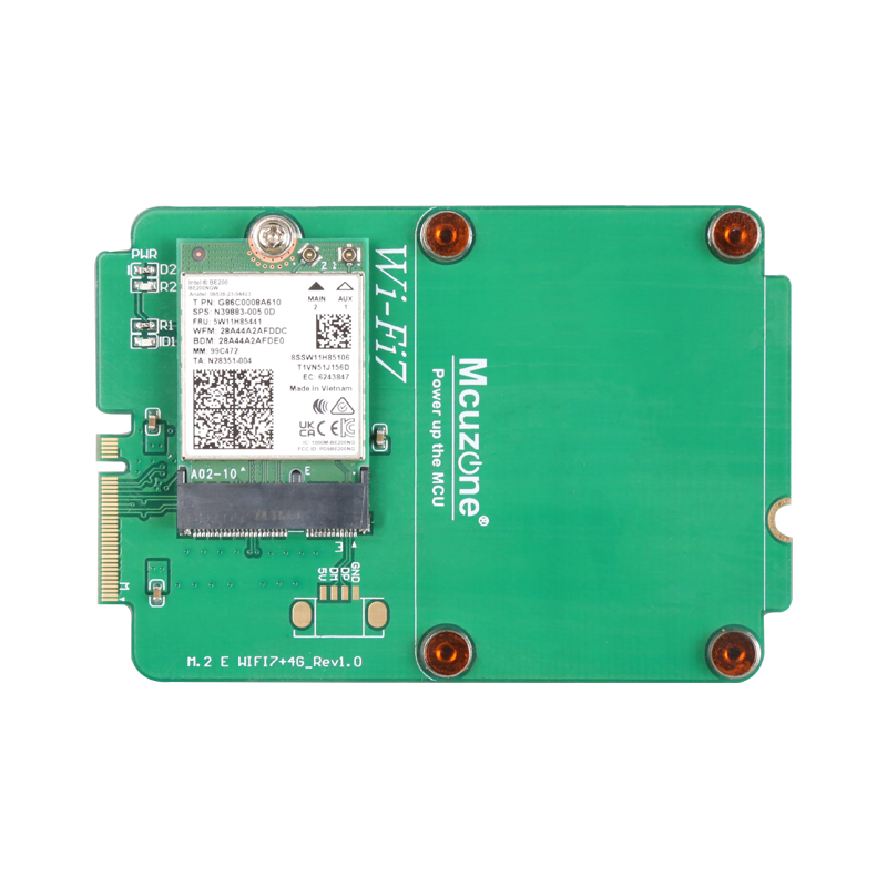 NanoPi R5S R6C软路由配套的4G_WiFi7转接板 AX200 BE200